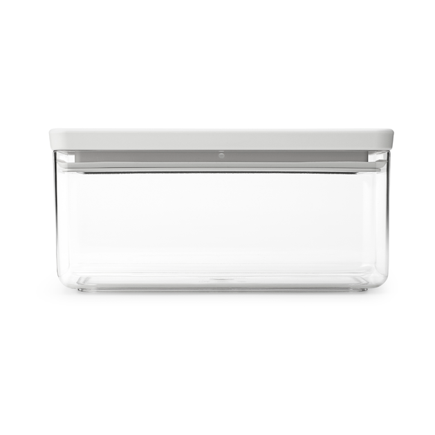 Brabantia TASTY+ stapelbar burk 1,5 liter Ljusgrå | Skandinavisk Design | Boxar & Askar | Grå