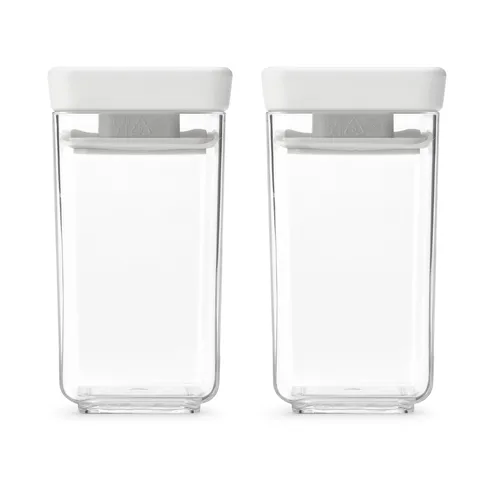 Brabantia TASTY+ stapelbar burk 2 delar 0,15 L Ljusgrå
