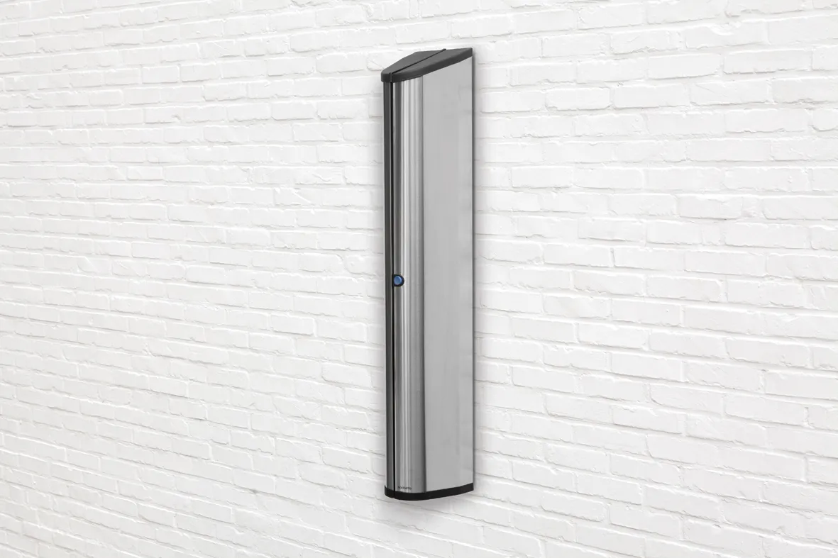 WallFix torkvinda 24 m med Skyddsbox, Grå Brabantia