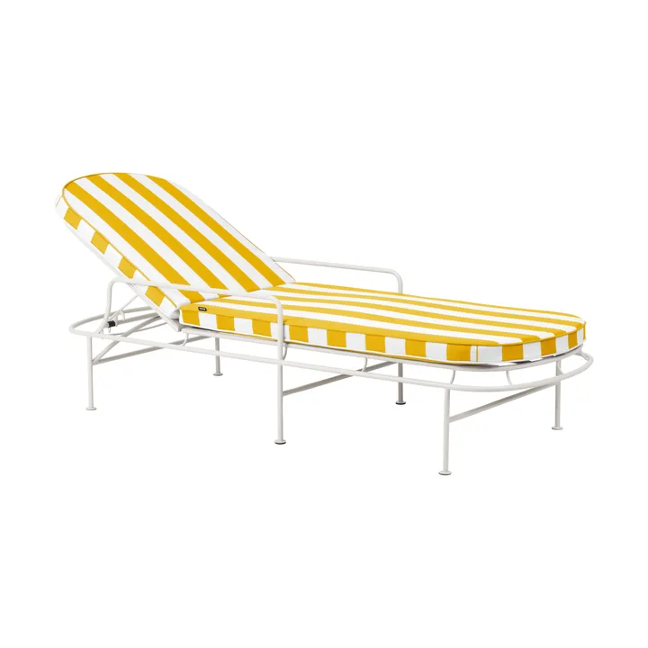 Arts vilsäng 196x96 cm - Soft White-yellow stripes - Brafab