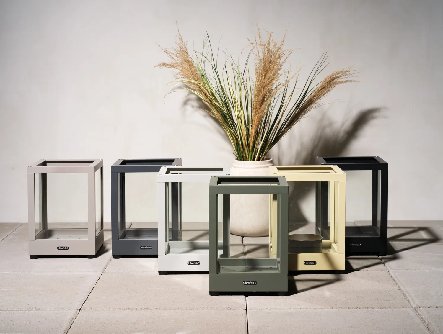 Belfort ljuslykta, Khaki, 28 cm Brafab