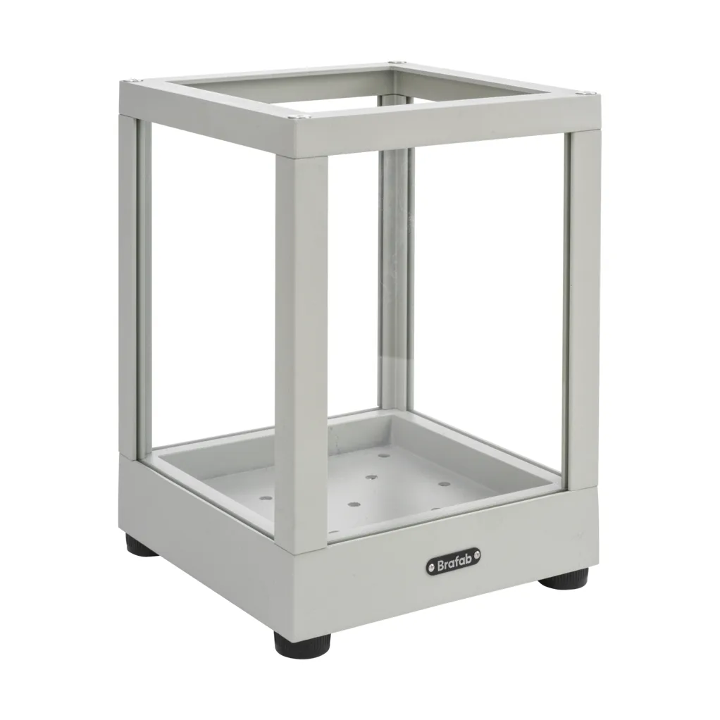 Belfort ljuslykta, Light grey, 28 cm Brafab