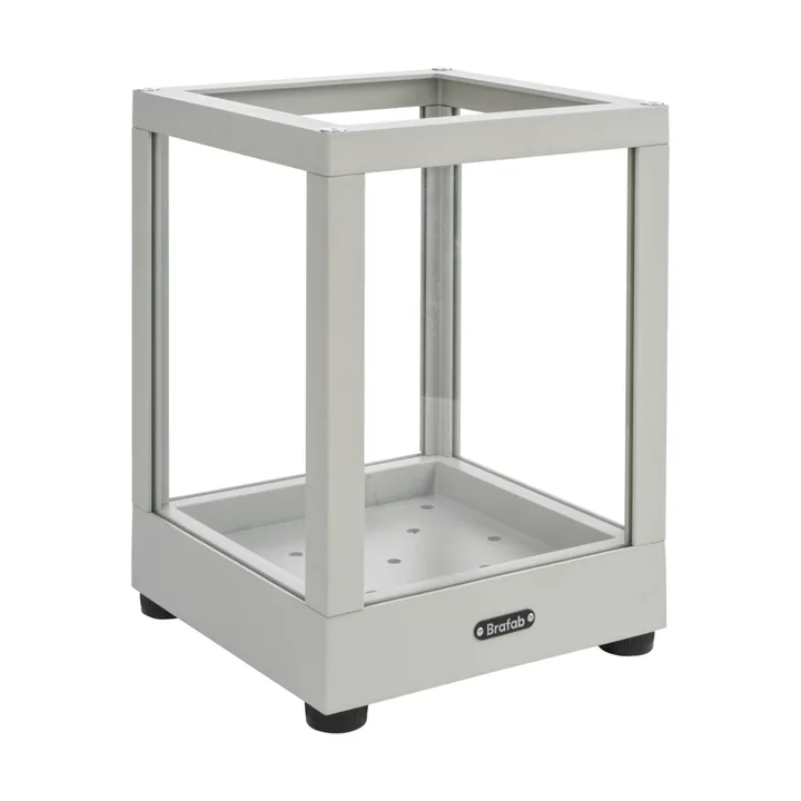 Belfort ljuslykta - Light grey, 28 cm - Brafab