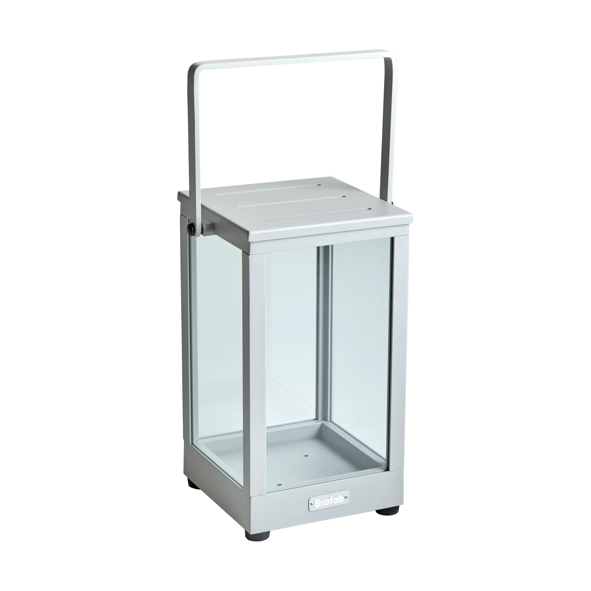 Belfort ljuslykta, Light grey H37 cm Brafab