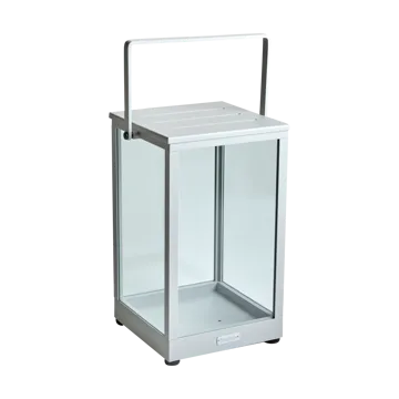 Belfort ljuslykta - Light grey H43 cm - Brafab