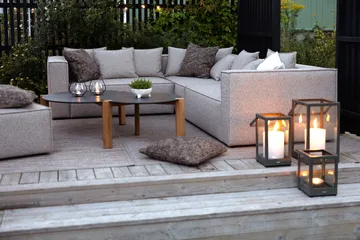 Belfort ljuslykta - Svart, 28 cm - Brafab