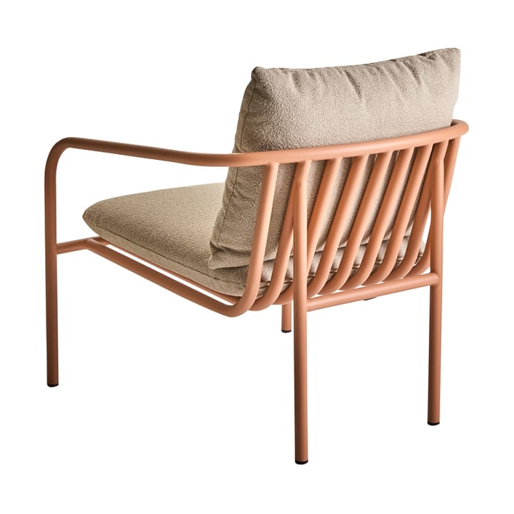 Bendt loungefåtölj, Teddy beige-peach Brafab
