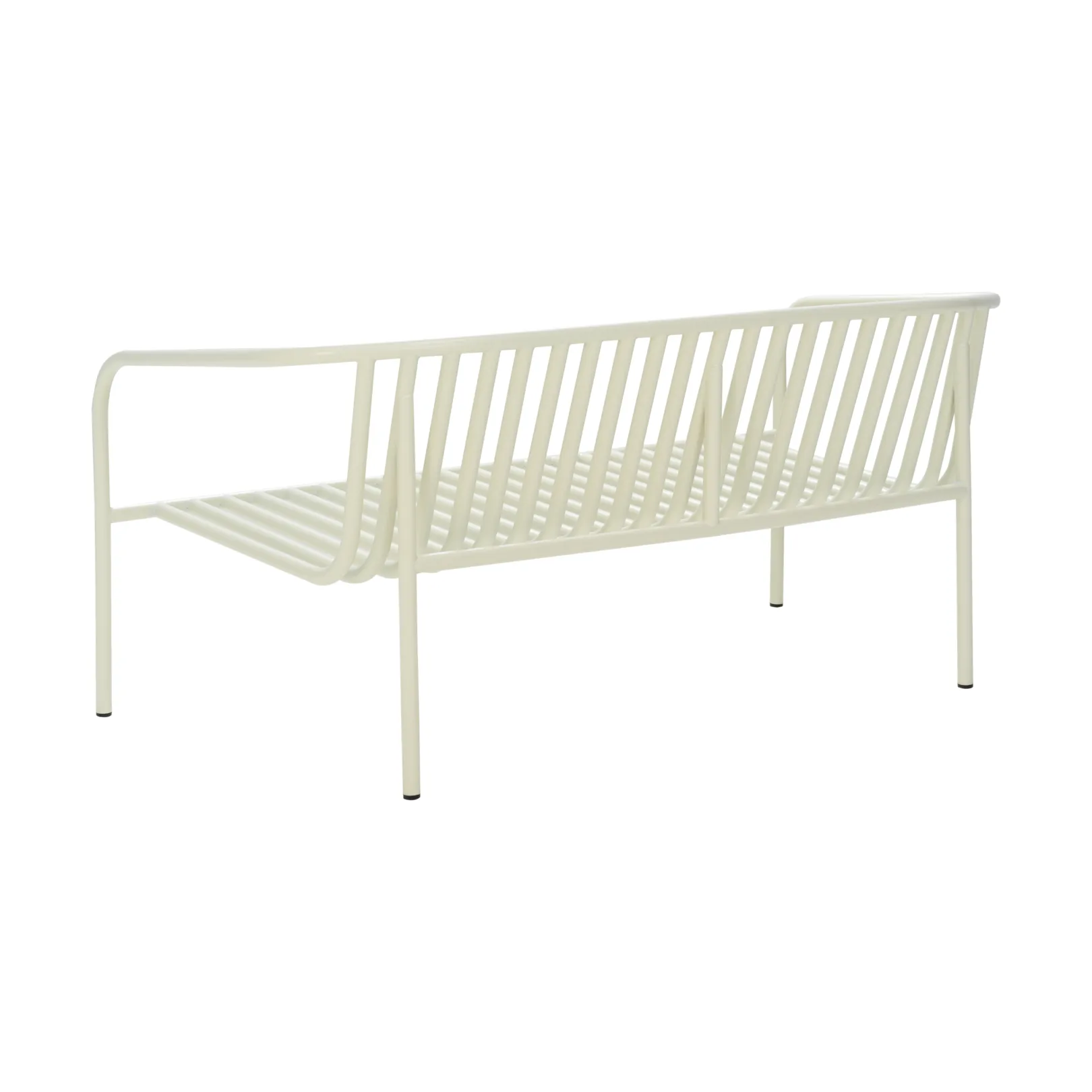 Bendt soffa, Pearl white-teddy orange, 2-sits Brafab