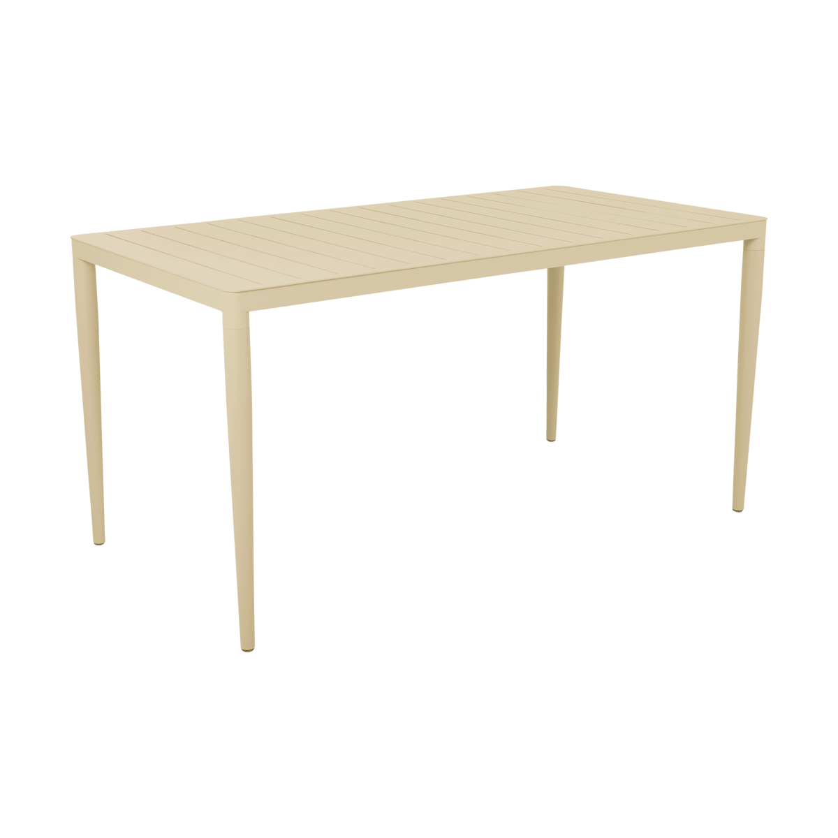 Brafab Bigby matbord Lemon 144 cm | Skandinavisk Design | Trädgårdsbord | Gul