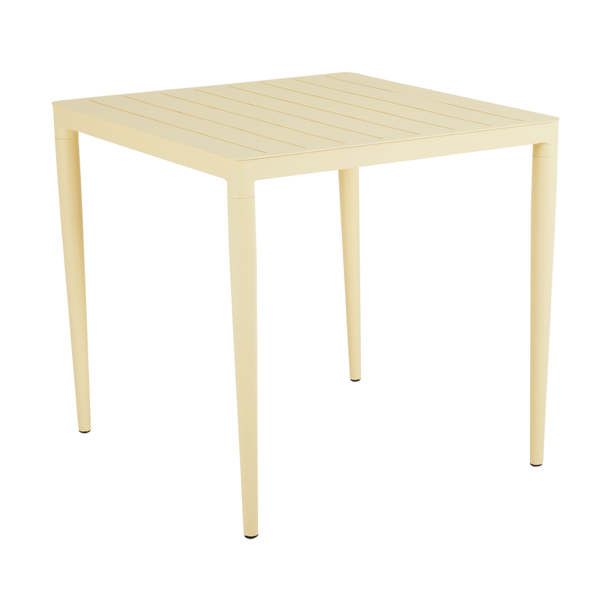 Brafab Bigby matbord Lemon 76 cm | Skandinavisk Design | Trädgårdsbord | Gul