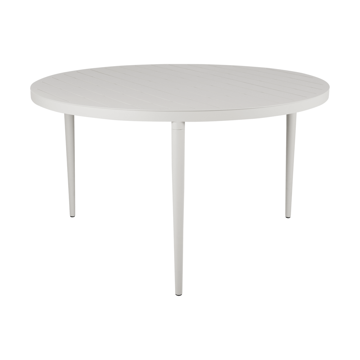 Brafab Bigby matbord runt Light grey 130 cm | Skandinavisk Design | Trädgårdsbord | Grå