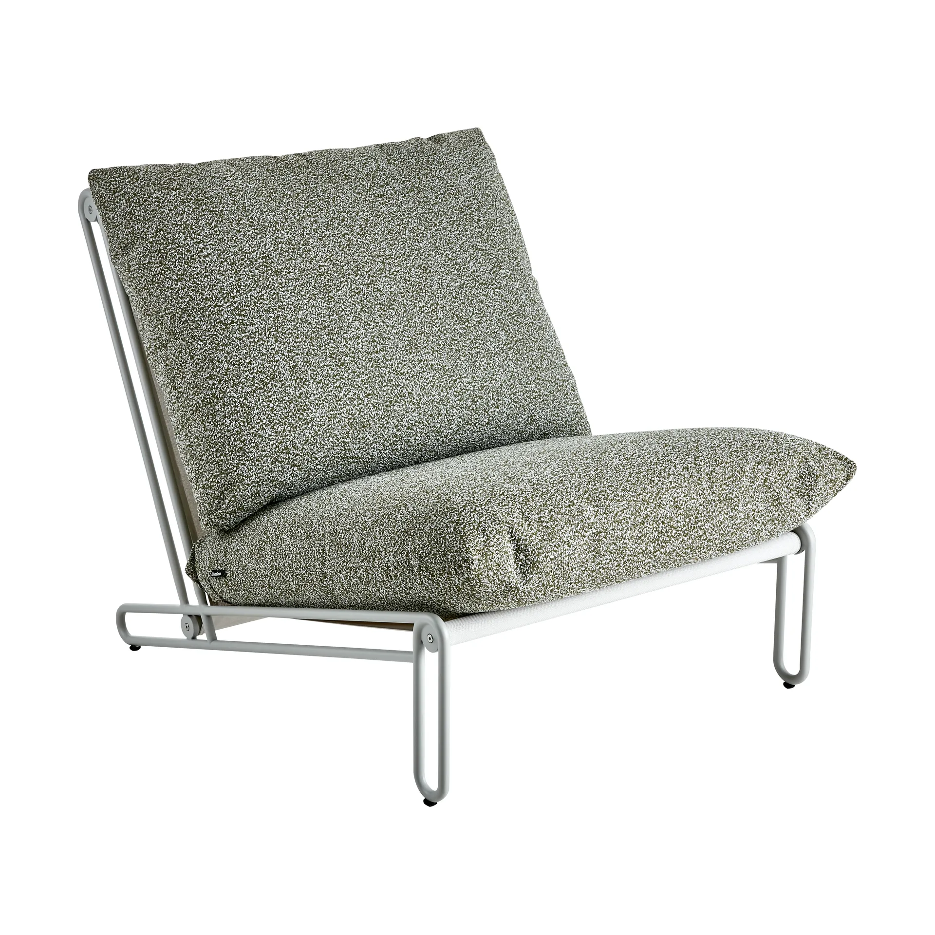 Blixt loungefåtölj, Light grey-teddy verde Brafab