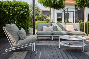 Blixt loungefåtölj - Light grey-teddy verde - Brafab