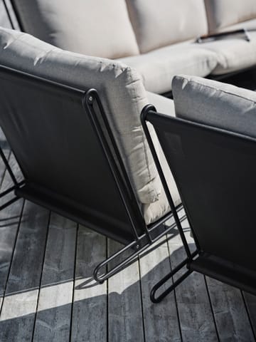 Blixt loungefåtölj - Svart-clay beige - Brafab