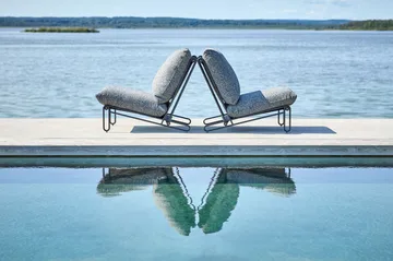 Blixt loungefåtölj - Svart-teddy ant - Brafab