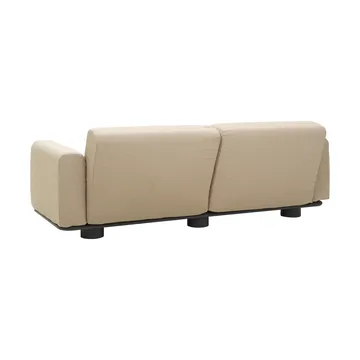 Bolster soffa - Antracit-teddy beige, 2,5-sits - Brafab