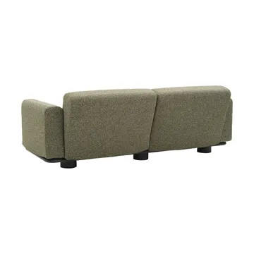 Bolster soffa - Antracit-teddy verde, 2,5-sits - Brafab