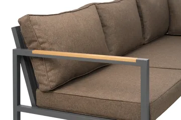 Cap soffgrupp - Antracit-brun, 6-sits - Brafab