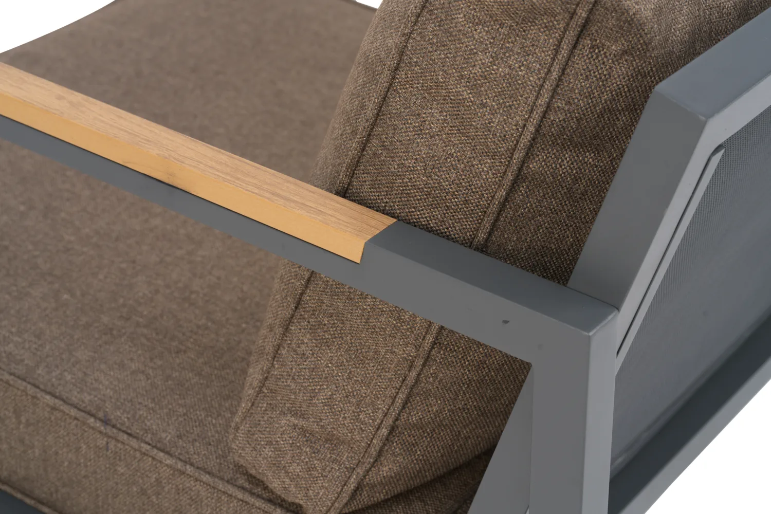 Cap soffgrupp, Antracit-brun, 6-sits Brafab