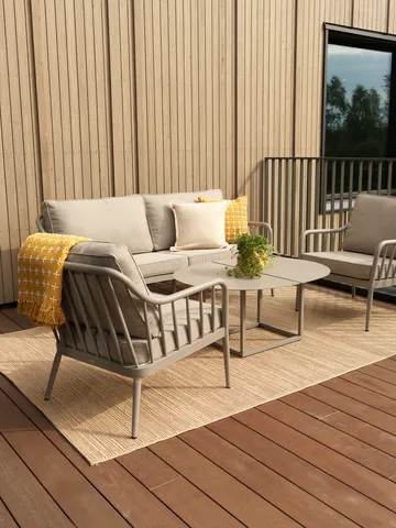 Coleville fåtölj - Khaki-burlap beige - Brafab