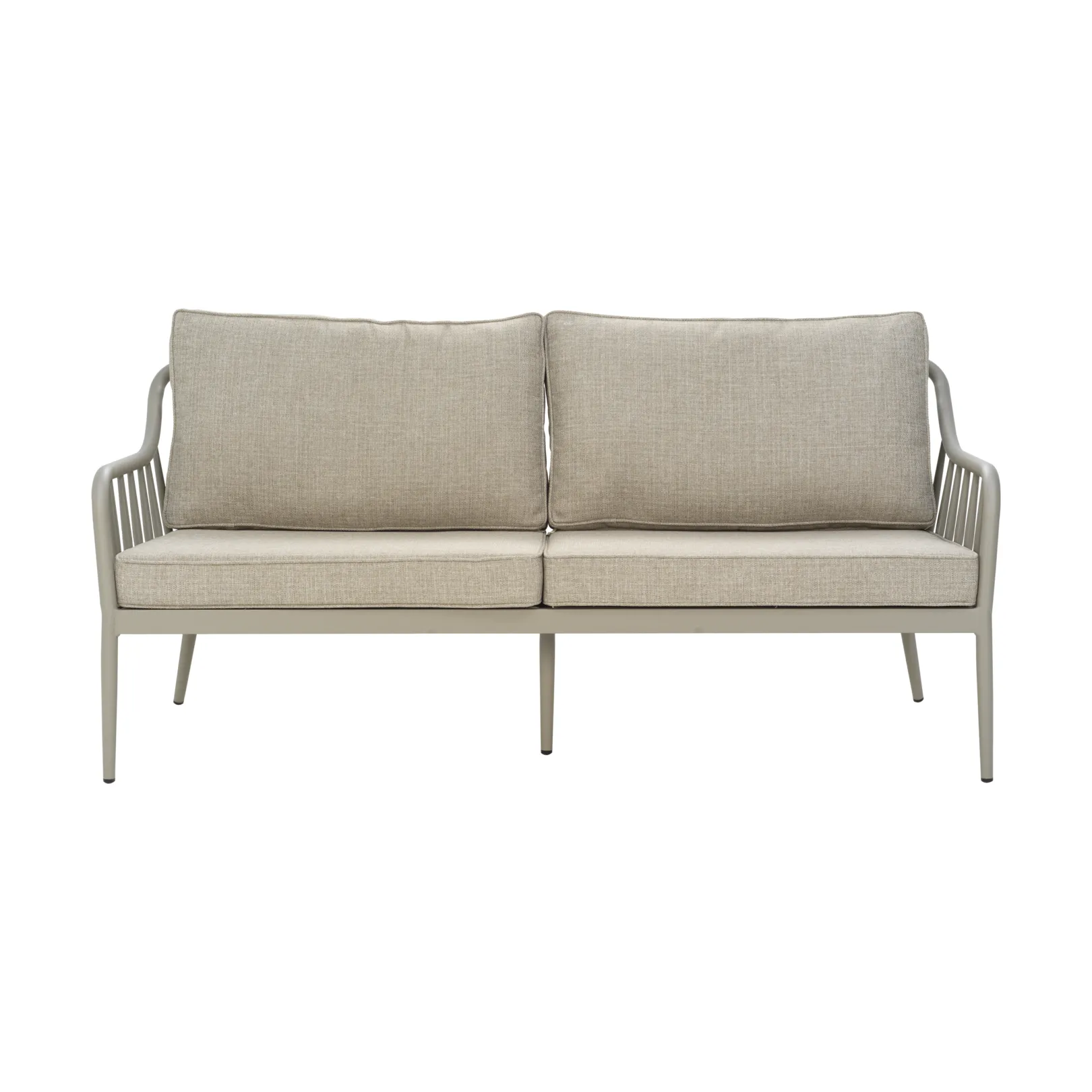 Coleville soffa, Khaki-burlap beige, 3-sits Brafab