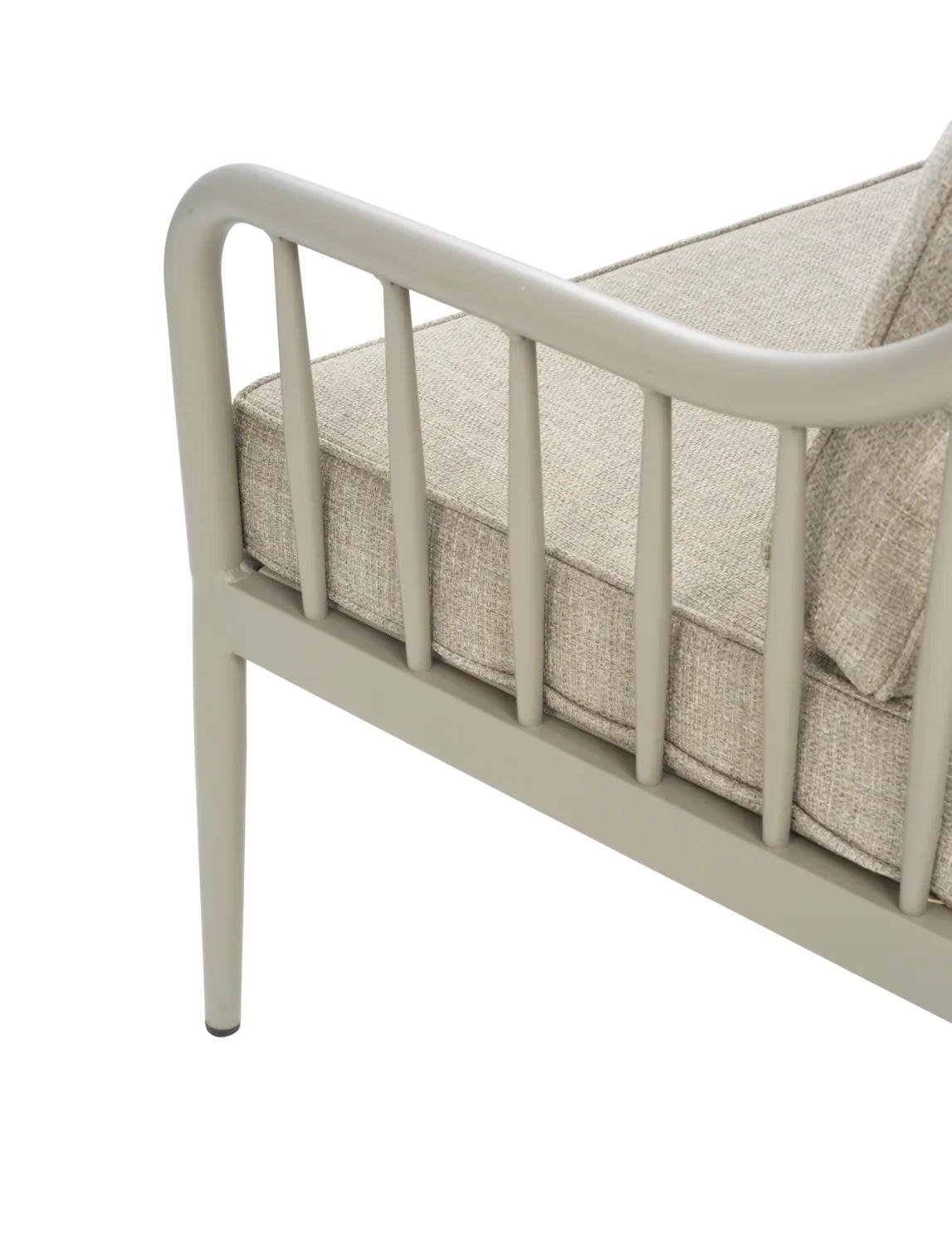 Coleville soffa, Khaki-burlap beige, 3-sits Brafab