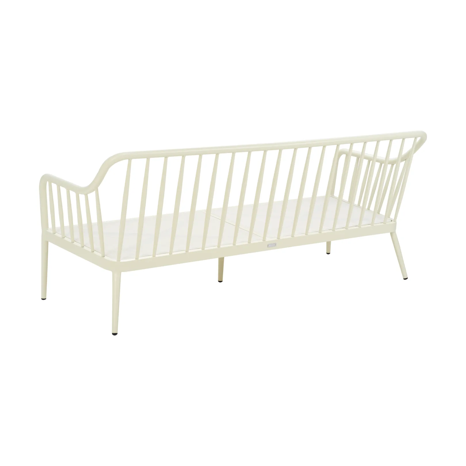 Coleville soffa, Pearl white-dot beige, 3-sits Brafab