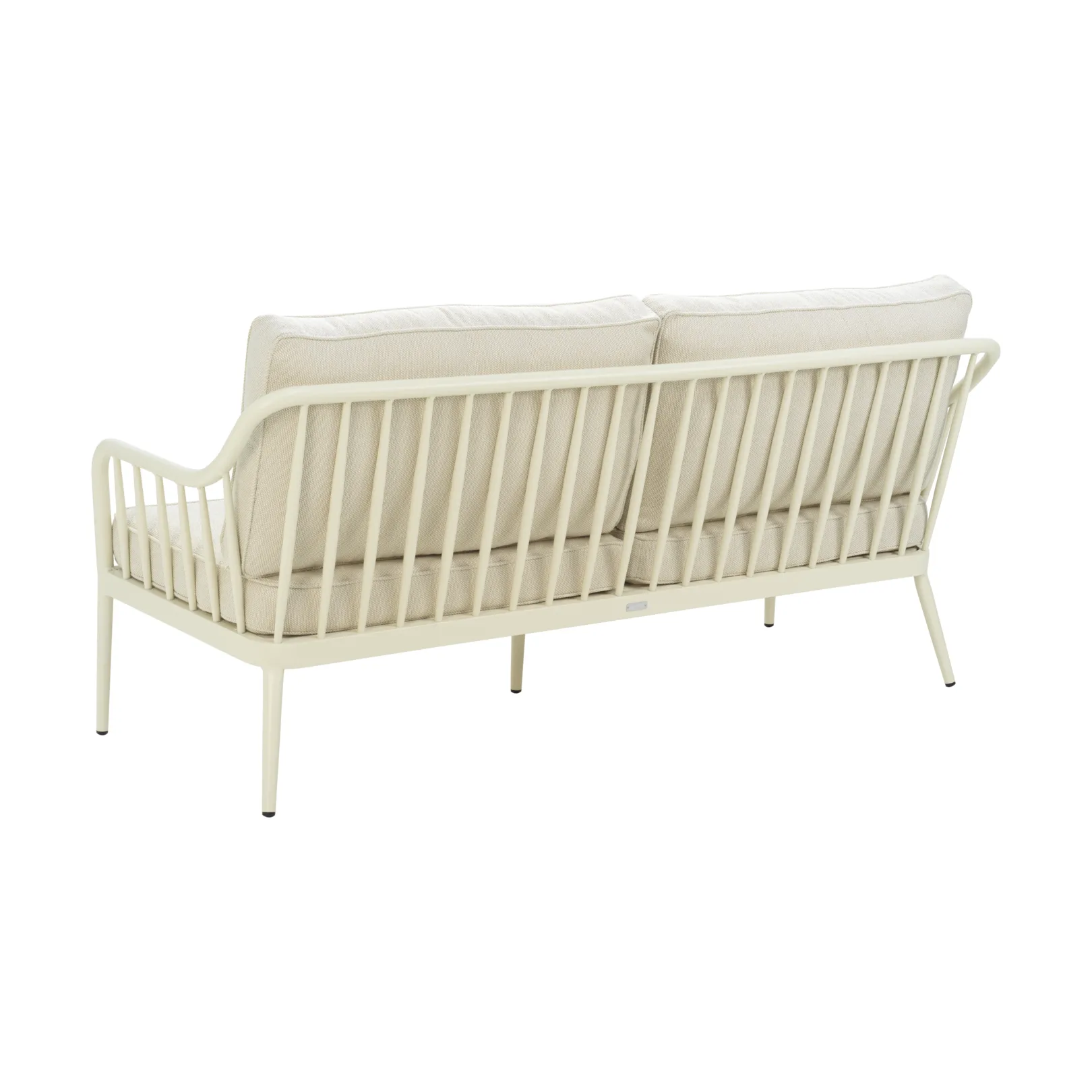Coleville soffa, Pearl white-dot beige, 3-sits Brafab