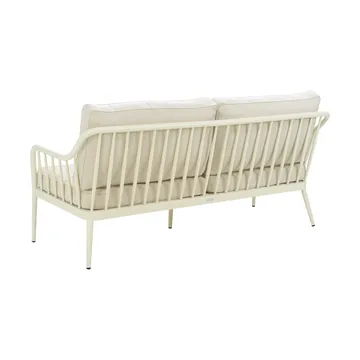 Coleville soffa - Pearl white-dot beige, 3-sits - Brafab
