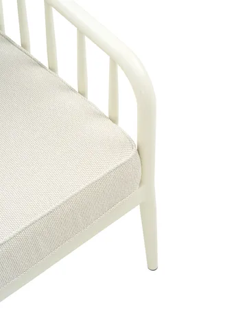Coleville soffa - Pearl white-dot beige, 3-sits - Brafab