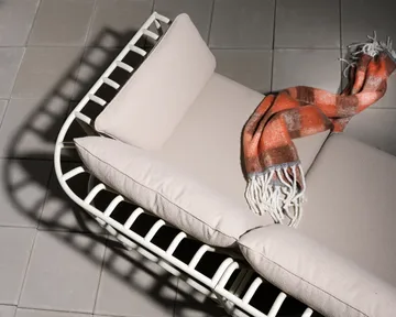 Collier soffmodul - Pearl white-teddy beige, hörn - Brafab