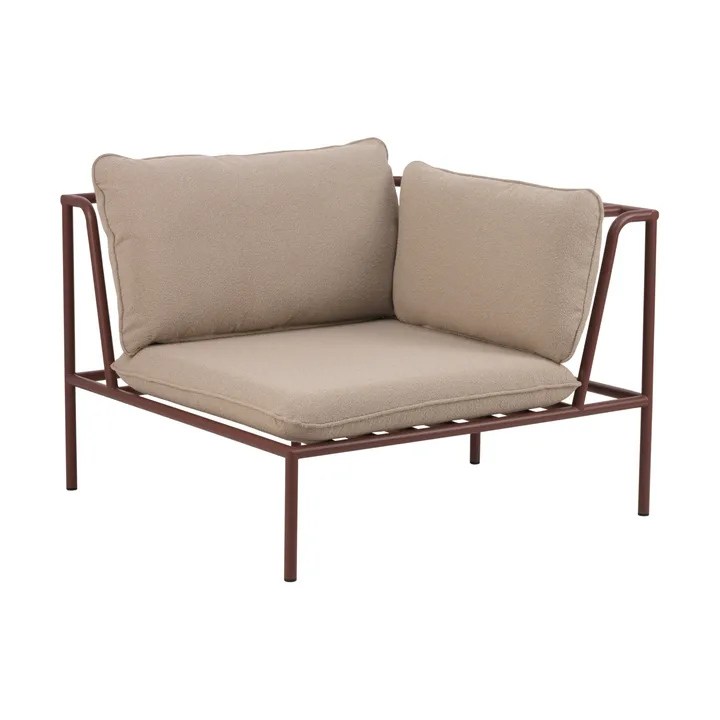 Collier soffmodul - Zin red-teddy beige, hörn - Brafab