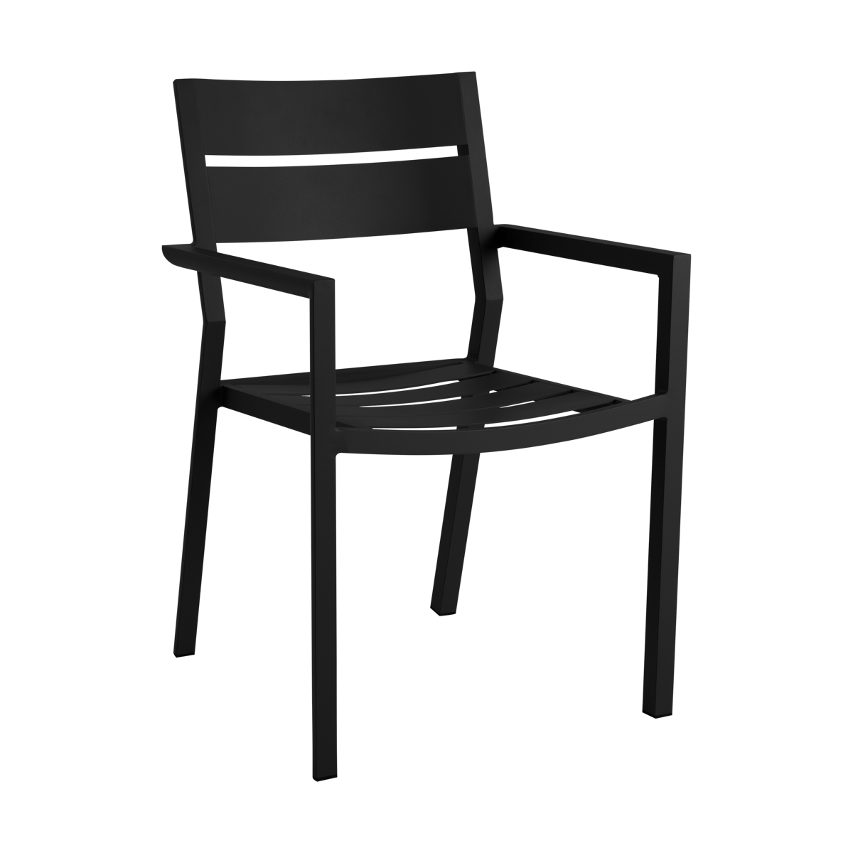 Brafab Delia karmstol Svart | Skandinavisk Design | Trädgårdsstolar | Svart