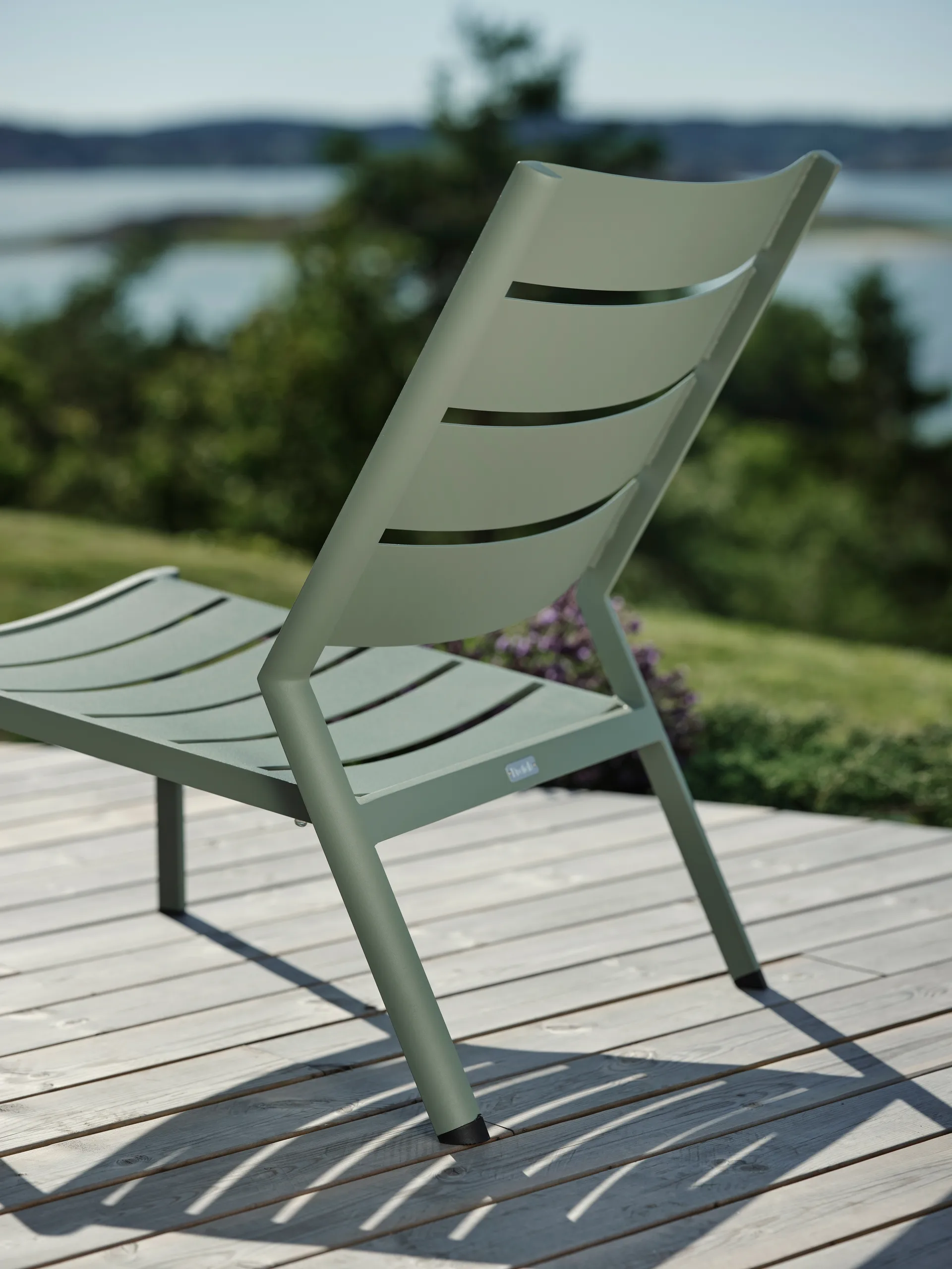 Delia loungefåtölj, Light grey Brafab