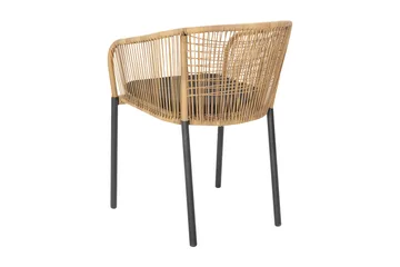 Delta karmstol - Antracit-natur - Brafab