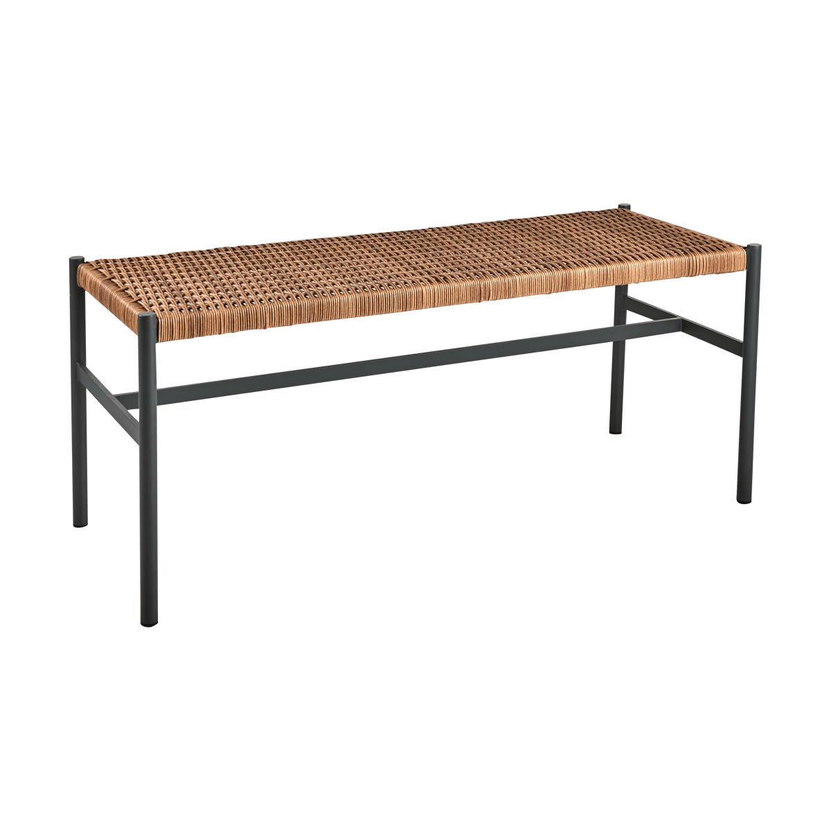 Brafab DK bänk Anthracite | Skandinavisk Design | Trädgårdsbänkar | Grå