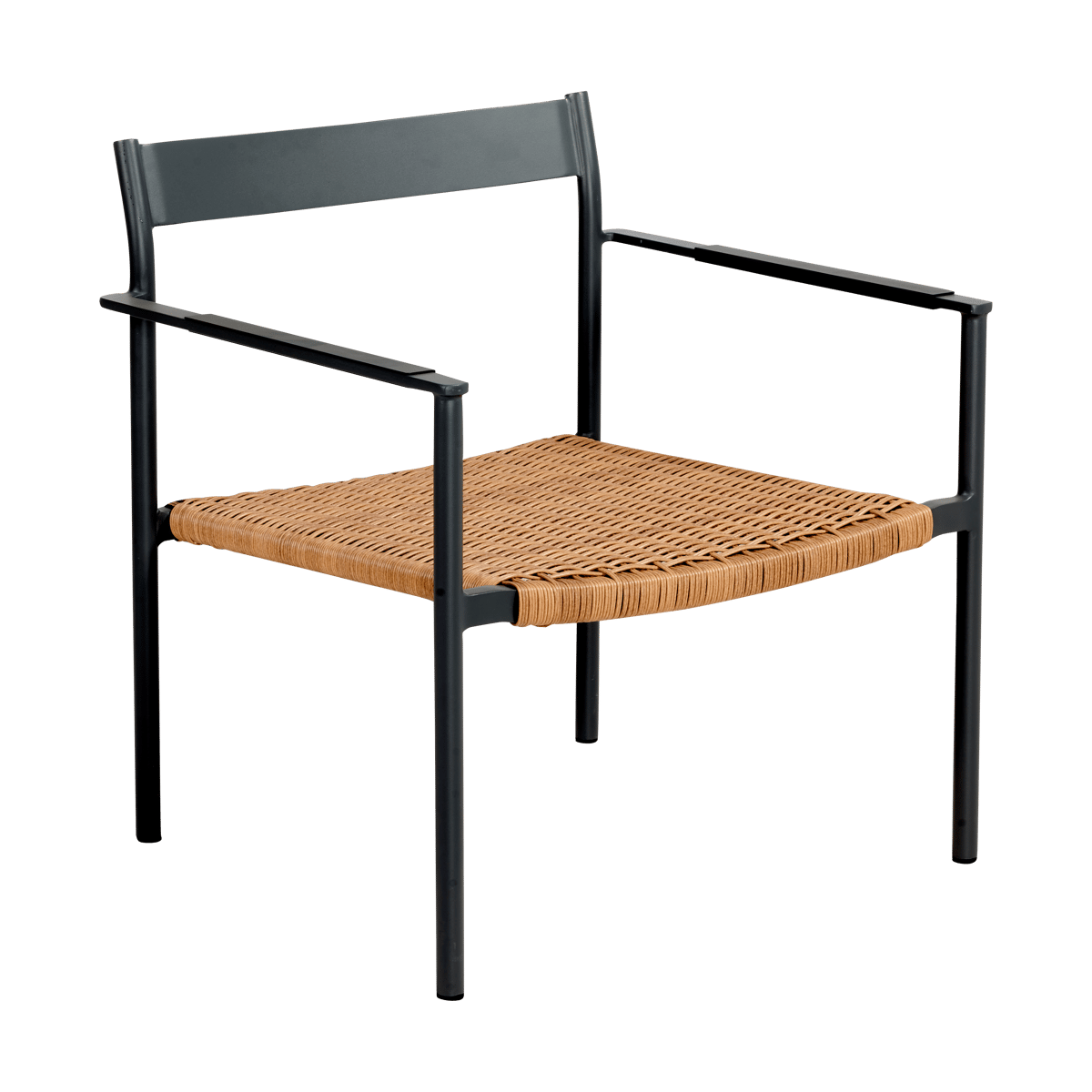 Brafab DK loungefåtölj Anthracite | Skandinavisk Design | Trädgårdsfåtöljer | Grå