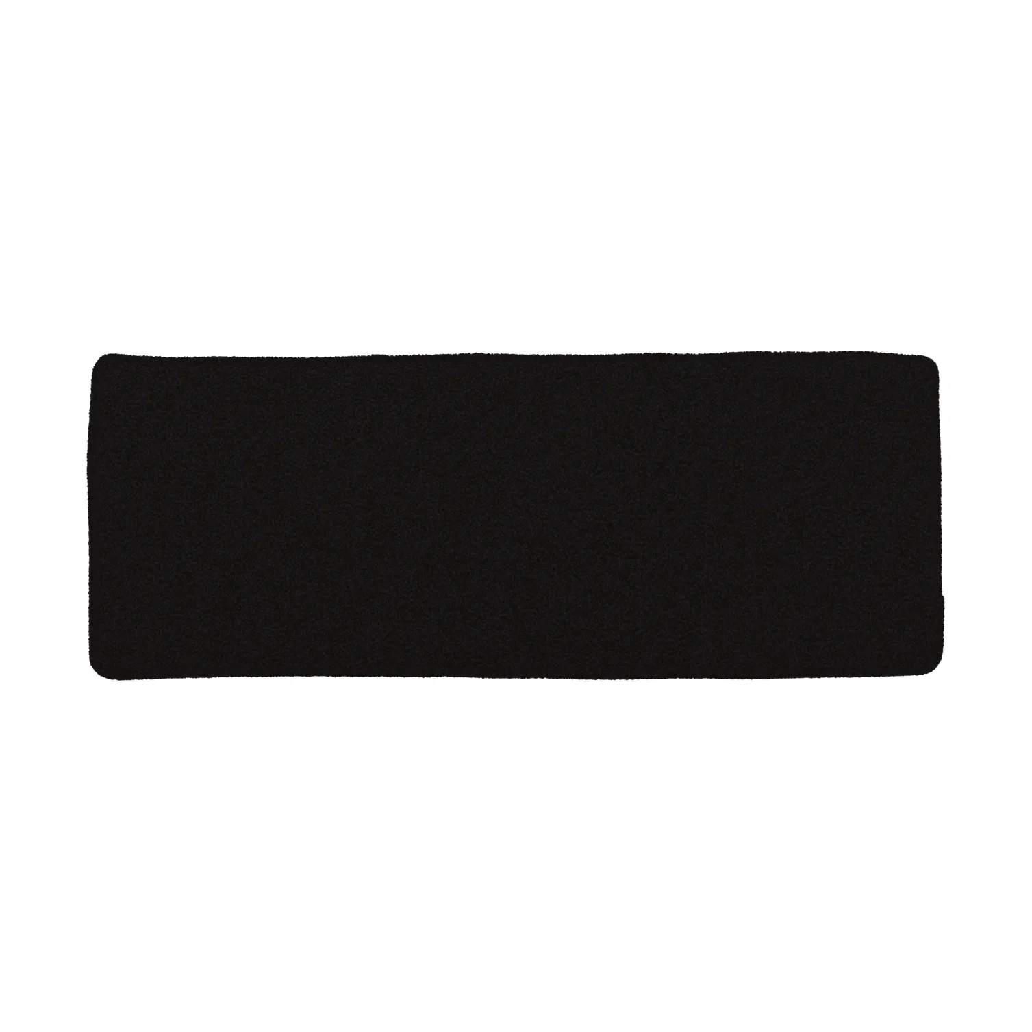 Frisk sittdyna, Teddy black, 37x102 cm Brafab