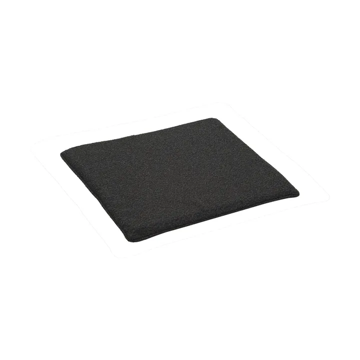 Frisk sittdyna - Teddy black, 37x37 cm - Brafab