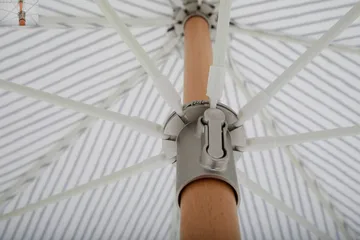 Gatsby parasoll - Grey stripe, Ø185 cm - Brafab