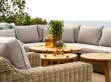 Glendon 3-sitssoffa - Dark Brown-soft moose - Brafab