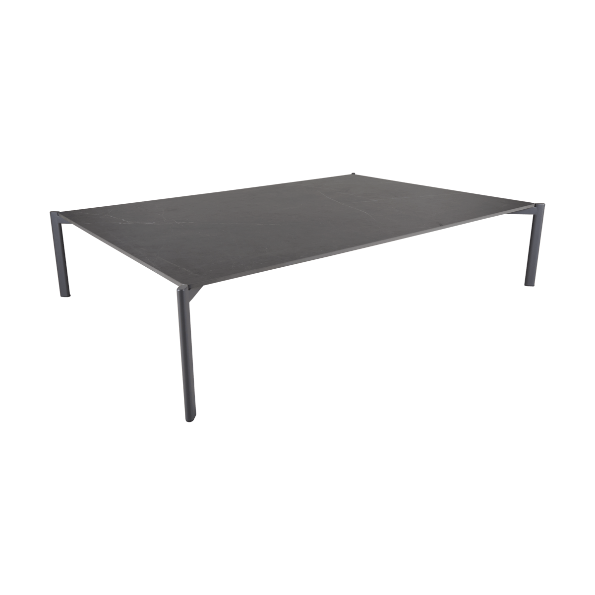 Brafab Hallavara soffbord Anthracite 112x162 cm | Skandinavisk Design | Trädgårdsbord | Grå