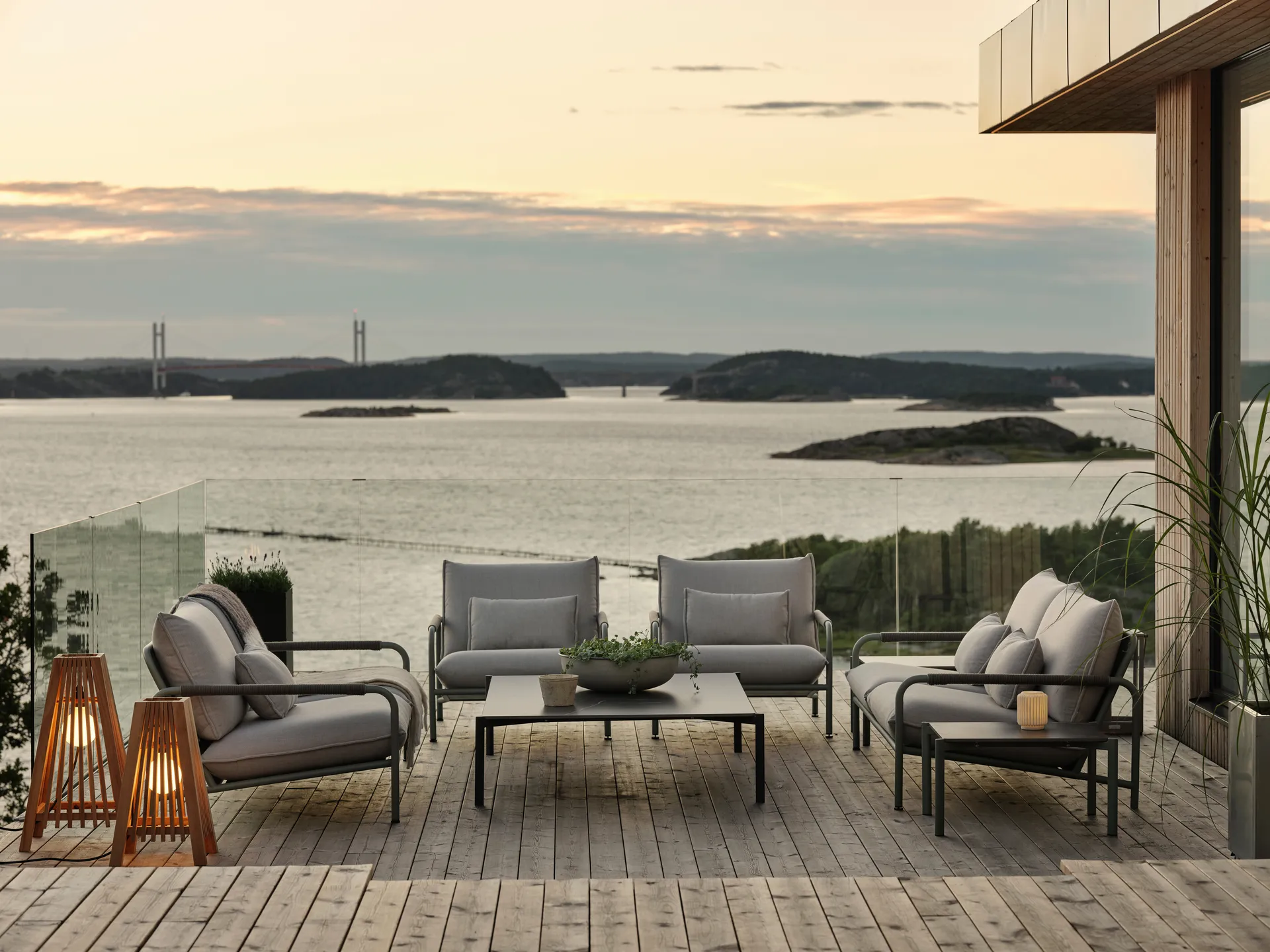 Hallavara soffbord, Anthracite 112x162 cm Brafab