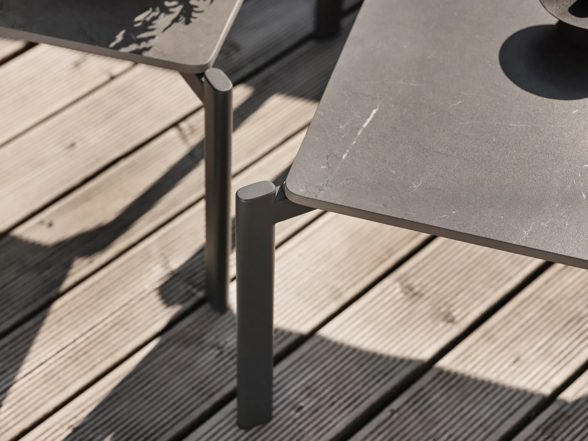 Hallavara soffbord, Anthracite 66x146 cm Brafab