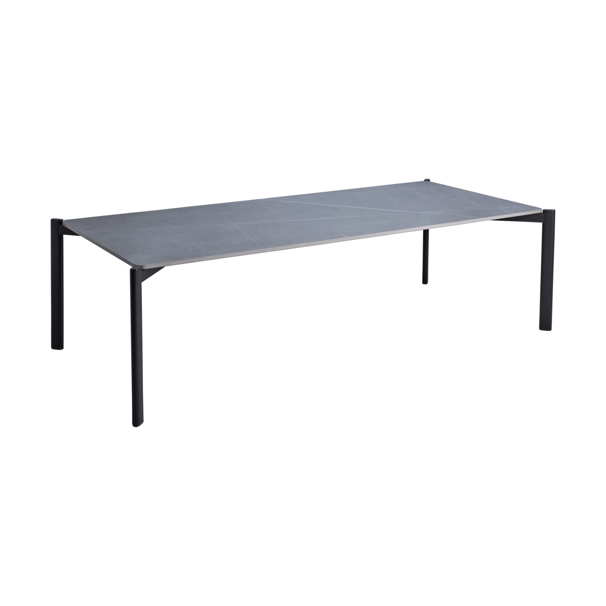 Brafab Hallavara soffbord Svart 66x146 cm | Skandinavisk Design | Trädgårdsbord | Svart