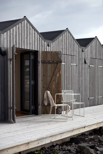 Haru cafébord - Pearl white, 54x61 cm - Brafab