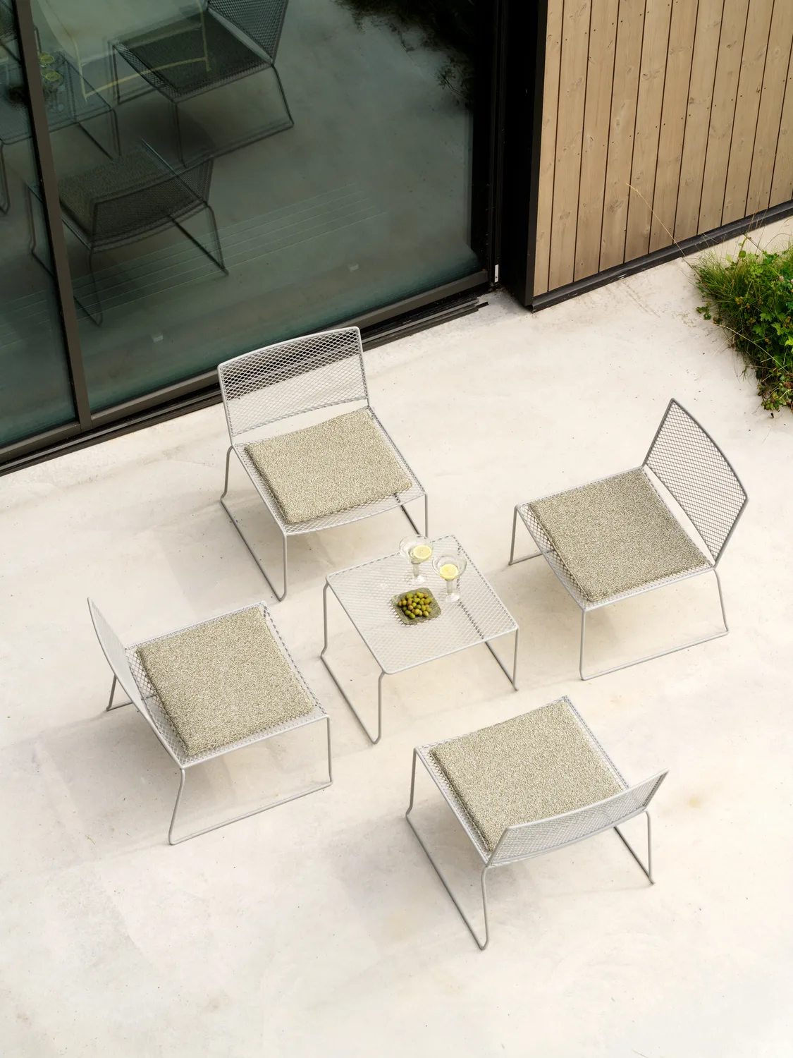 Haru loungefåtölj, Slate grey Brafab