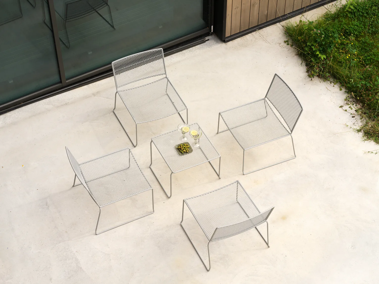 Haru loungefåtölj, Slate grey Brafab