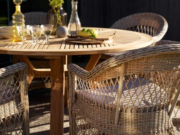 Kamomill karmstol med sitt- och ryggdyna - Beige-sand - Brafab