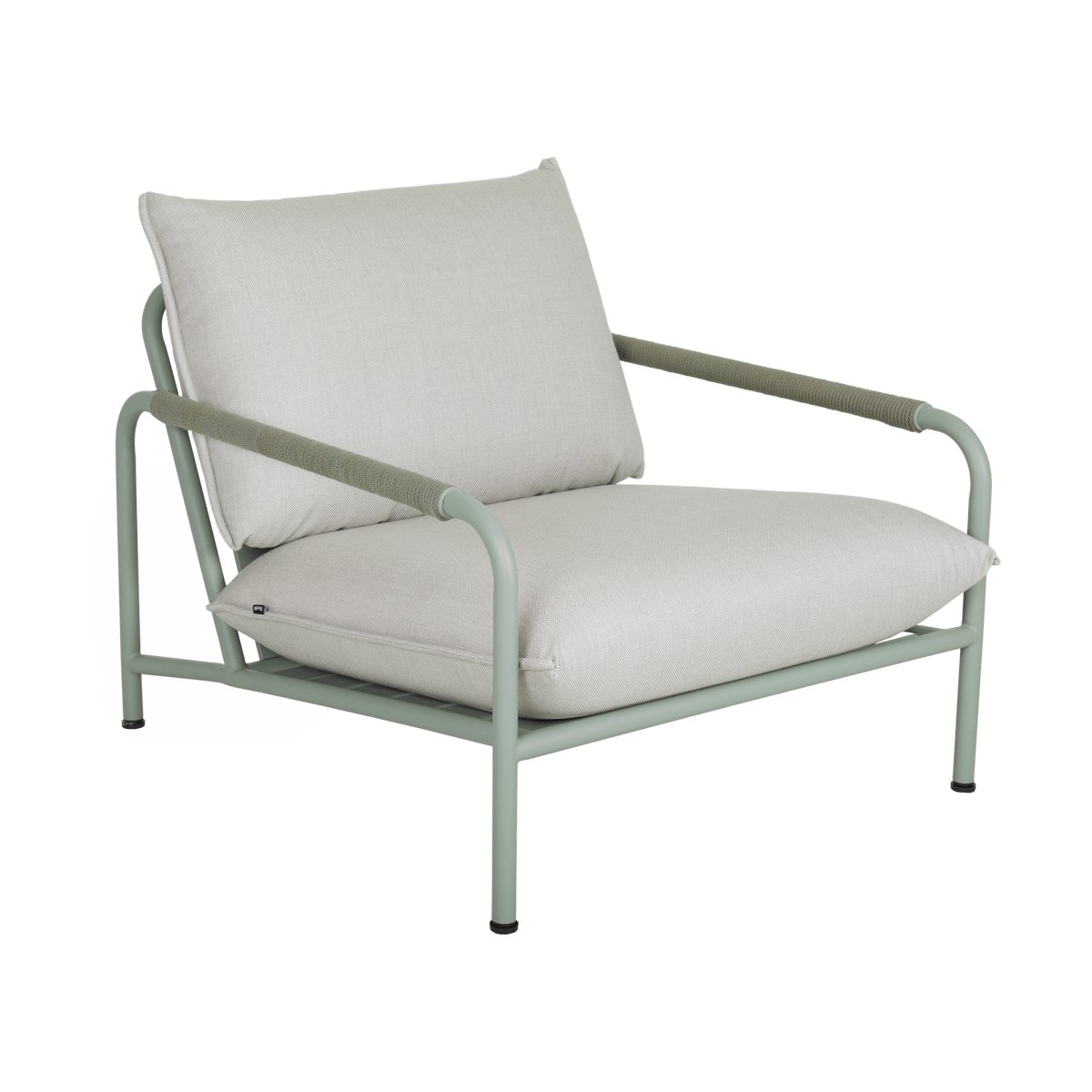 Brafab Lerberget loungefåtölj Grön-ask | Skandinavisk Design | Trädgårdsfåtöljer | Grön